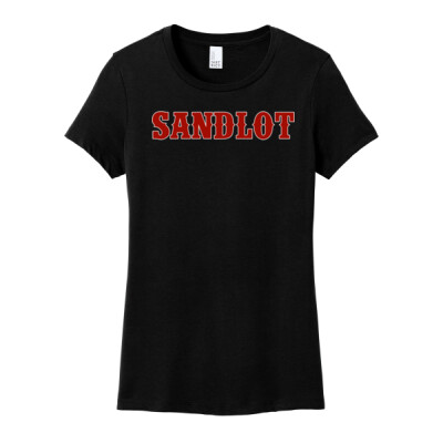 Ladies Sandlot Cotton T-Shirt - Black or Charcoal  Thumbnail