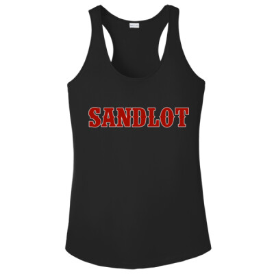 Ladies Sandlot Drifit Racerback Tank - Black or Charcoal  Thumbnail
