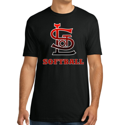 Adult Sandlot Logo Black Next Level Cotton Shirt - Black Thumbnail