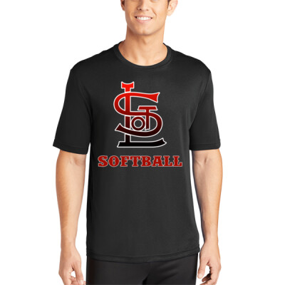 Adult Drifit Sandlot logo Black Shirt Thumbnail