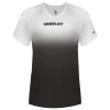 Women's V-Neck Ombre T-Shirt Thumbnail